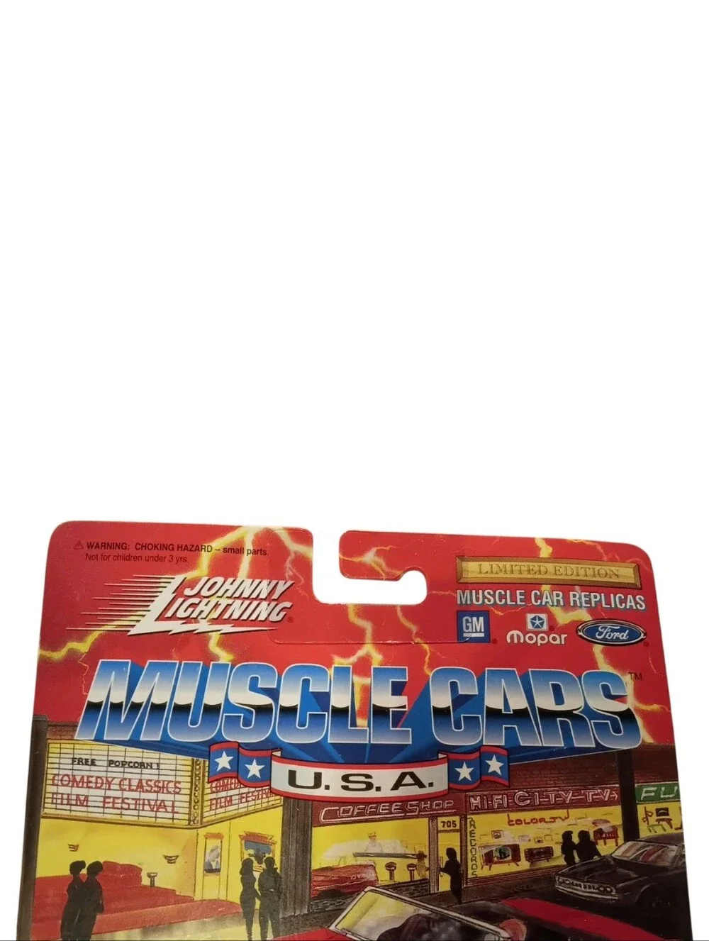 1995 Johnny Lightning Muscle Cars USA Series 4 die-cast 1969 Oldsmobile 442 Blue